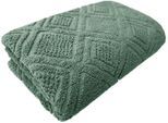 Handtuch Set FRAMSOHN FROTTIER "Mosaik", grün (grün, dunkelgrün, tannengrün, moosgrün), B:50cm L:100cm, Frottier, Obermaterial: 100% Baumwolle, Handtücher, Handtuch Set, gemustert, fein gewalkter Feinzwirn, hergestellt in Österreich