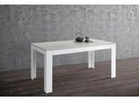 Esstisch HOME AFFAIRE "Milano", weiß (weiß, beton, optik, weiß), B:160cm H:75cm T:90cm, Tische, Esstisch, Esstisch, Breite 160 cm