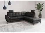 Ecksofa SIT & MORE "Zora", schwarz, T:212cm, Sofas, Ecksofa