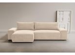 Ecksofa WERK2 "Amsterdam, zeitlos und elegant, Breite 300cm, L-Form", beige (natur), B:300cm H:76cm T:150cm, 90% Polyester, 10% Nylon, Sofas, Ecksofa, Design Ecksofa mit hohem Komfort, Schlaffunktion & Bettkasten