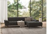 Ecksofa SIT & MORE "Cool L-Form", grau, B:290cm H:79cm T:185cm, Sofas, Ecksofa, wahlweise mit Kopfteilverstellung und Vorziehsitz, motorisch
