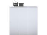 Aktenschrank BORCHARDT MÖBEL "Tom", weiß (weiß, matt), B:114cm H:116cm T:35cm, Holzwerkstoff, Schränke, Aktenschrank, Breite 114 cm, Mehrzweckschrank