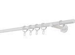 Gardinenstange MYDECO "20mm Match Wandträger 12 cm", weiß, L:210cm, Gardinenstangen, Gardinenstange