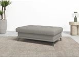 Polsterhocker OTTO HOME "Costello, B: 133 cm", grau (hellgrau), B:133cm H:47cm T:72cm, Luxus-Microfaser (90% Polyester, 10% Polyamid);Samtoptik (100% Polyester), Hocker, Polsterhocker, individuell zu kombinieren, Federkern