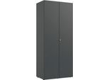 Kleiderschrank WIMEX "Multiraumkonzept", grau (grafit), B:80cm H:185cm T:40cm, Holzwerkstoff, Schränke, Kleiderschrank, Schranksystem