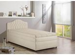 Polsterbett MAINTAL, beige (creme), B:110cm, Betten, Polsterbett