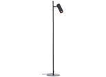 BRILLIANT Stehlampe "Marty", braun (sand schwarz), 1, H: 130cm, 1 Stk., Leuchten, LED-Stehleuchte, 130 cm, GU10, 350 lm, 3000 K, Aluminium, Stehlampe