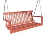 Gartenbank GARDEN PLEASURE "Columbia", beige (natur), B:130cm H:56cm T:63cm, Holz, Sitzbänke, Gartenbank
