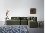 Ecksofa HOME AFFAIRE "Sundstrup L-Form", grün, B:303cm H:76,5cm T:93cm, 100% Polyester, Sofas, Ecksofa, Modulserie, individuelle Zusammenstellung