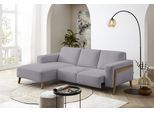 Ecksofa EXXPO - SOFA FASHION "Starr, modern und klassisches Design, hochwertige Verarbeitung, bequem", lila, B:250cm H:84cm T:163cm, Sofas, Ecksofa, L-Form, wahlw. elektrische Sitztiefenverstellung, Massivholzfüße