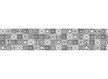 Küchenrückwand EXPRESS KÜCHEN "Retro 1", grau, B:280cm H:55,9cm, Holzwerkstoff, Spritzschutzwände, Küchenrückwand