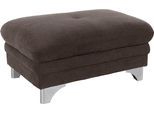 Hocker COTTA "Enterprise", braun (espresso), B:98cm H:44cm T:67cm, Struktur (100% Polyester );Chenille (90% Polyester; 10% Polyamid ), Hocker, Hocker
