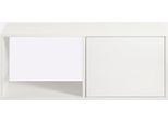 Bank HEINE HOME, weiß, B:100cm H:40cm T:40cm, Holz, MDF, Spanplatte, Sitzbänke, Bank