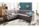 Ecksofa SIT & MORE "Cardoso L-Form", grau (steel), B:249cm H:90cm T:209cm, Flachgewebe (100% Polyester);Struktur (100% Polyester);Luxus-Microfaser (90% Polyester, 10% Polyamid), Sofas, Ecksofa, mit Federkern, wahlweise mit Bettfunktion und Schubkasten