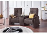 2-Sitzer EXXPO - SOFA FASHION "Tivoli, Kinosofa mit Relaxfunktion, mit Ablagetisch und Stauraum", braun (dunkelbraun), B:207cm H:109cm T:152cm, Sofas, 2-Sitzer, bequem und komfortabel