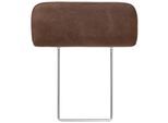 Kopfstütze HOME AFFAIRE "Palmera, B: 50 cm", braun (nuss), B:50cm H:25cm T:10cm, 100% Polyester;Struktur (100% Polyester);Luxus-Microfaser in Lederoptik (100% Polyester), Polsterauflagen, Kopfstütze, Set: 2 Stück, passend zur Serie