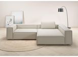 Ecksofa HOME AFFAIRE "Watertown, moderne XXL L-Form, 306 cm breit", beige (nature), B:306cm H:68cm T:191cm, 96% Polyester, 4% Nylon, Sofas, Ecksofa, Komfortabel mit tiefer Sitzfläche – ideal für große Wohnräume