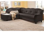 Ecksofa HOME AFFAIRE "Camelita, Landhaus Sofa, 2 Varianten: Recamiere- oder Ottomane, L-Form", braun (mokka), B:231cm H:86cm T:81cm, MELROSE/Struktur (100% Polyester);Microfaser PRIMABELLE (100% Polyester);MELROSE (100% Polyester), Sofas, Ecksofa, wahlweise mit Bettfunktion