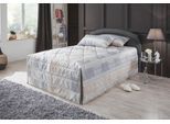 Polsterbett, schwarz, B:130cm L:210cm, Bezug Bett: Kunstleder;Bonnell-Federkernmatratze: 51% Polypropylen, 39% Polyester und 10% Baumwolle;Kaltschaummatratze: 100% Polyester, Bezug abnehm- und waschbar bis 60C, WESTFALIA SCHLAFKOMFORT, Betten, Polsterbett, inkl. Bettkasten bei Ausführung mit Matratze