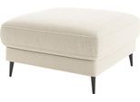Polsterhocker HOME AFFAIRE "Downtown", beige (natur), B:80cm H:44cm T:80cm, 100% Polyester, Hocker, Polsterhocker, passend zur Serie, auch in Cord