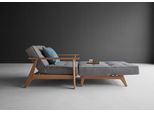 Sessel INNOVATION LIVING ™ "Splitback, Multifunktion, Loungesessel, Relaxstuhl, Fernsehsessel", grau, B:112cm H:79cm T:99cm, Strukturstoff fein »Soft« (100% Polyester);Strukturstoff grob »MIXED DANCE« (100% Polyester);Strukturstoff weich »Coastal« (100% Polyester);Webstoff fein »FLASHTEX« (100% Polyester);Samtstoff »Velvet« (100% Polyester), Sessel, Sessel, Relaxsessel mit verstellbarer Rückenlehn