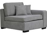 Sofaelement HOME AFFAIRE "Skara", grau (hellgrau), B:110cm H:86cm T:100cm, Polsterelemente, Sofaelement, Modul zum eigenen Zusammenstellen, in vielen Bezugsqualitäten