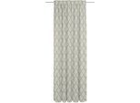 Vorhang ADAM "Maroccan Shiraz Light" Gr. 2, grau (hellgrau), B:142cm H:175cm, Jacquard, Baumwolle, Gardinen, Vorhang, aus 100% Bio-Baumwolle