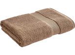 Duschtücher CHRISTY "SUPREME", braun (mocha), B:75cm L:137cm, Walkfrottier, Obermaterial: 100% Baumwolle, Handtücher, Duschtücher, Premium-Duschtücher in Luxusqualität, 650g/m², 75x137cm, 2er Set