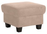 Polsterhocker HOME AFFAIRE "Yesterday", beige (natur), B:58cm H:42cm T:58cm, Struktur (100% Polyester);Primabelle-Microfaser (100% Polyester);Microfaser Antikleder-Optik Melrose (100% Polyester), Hocker, Polsterhocker, passend zur "Yesterday"-Serie