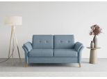 3-Sitzer SIT & MORE "Göteborg", blau (eisblau), B:191cm H:90cm T:102cm, Sofas, 3-Sitzer, inklusive Sitztiefenverstellung und Federkern