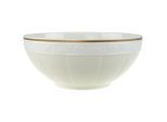 Schale VILLEROY & BOCH "Schüssel Ivoire ø 24 cm weiß-gold", bunt (weiß, gold), L:24cm, Schüsseln, Schale