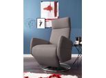 TV-Sessel SIT & MORE "Kobra", grau (hellgrau), B:71cm H:110cm T:82cm, Luxus-Microfaser (90% Polyester, 10% Polyamid);Flachgewebe (100% Polyester);Struktur (100% Polyester), Sessel, TV-Sessel