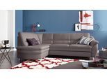 Ecksofa SIT & MORE "Cardoso L-Form", grau (hellgrau), B:250cm H:90cm T:175cm, Luxus-Microfaser (90% Polyester, 10% Polyamid);Flachgewebe (100% Polyester);Struktur (100% Polyester), Sofas, Ecksofa, mit Federkern, wahlweise mit Bettfunktion und Schubkasten