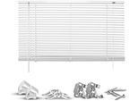 Jalousie GOOD LIFE "Matti" Gr. 11, weiß (weiß, weiß, weiß), B:120cm H:130cm, Jalousien, Jalousie, Klemmfix-Jalousie aus Aluminium, Topseller