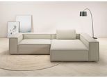 Ecksofa HOME AFFAIRE "Watertown, moderne XXL L-Form, 306 cm breit", beige (sand), B:306cm H:68cm T:191cm, 96% Polyester, 4% Nylon, Sofas, Ecksofa, Komfortabel mit tiefer Sitzfläche – ideal für große Wohnräume