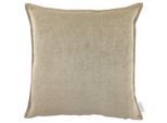 Dekokissen APELT "Tahoe", grau (taupe), B:46cm L:46cm, Obermaterial: 90% Polyester, 10% Baumwolle, Dekokissen_Sitzkissen_Kissenhüllen, Dekokissen