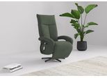 TV-Sessel SIT & MORE "Emely, inkl. Kopfteilverstellung & 360 Drehfunktion", grün (jungle), B:74cm H:112cm T:82cm, 90% Polyester, 10% Polyamid, Sessel, TV-Sessel, wahlweise mit 2 Motoren, Akku & Aufstehhilfe