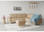 Ecksofa SIT & MORE "Sinatra L-Form", braun (macchiato), B:251cm H:85cm T:231cm, 100% Polyester, Sofas, Ecksofa, optional mit Kopfteilverstellung und Armteilfunktion