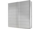 Schwebetürenschrank STAUD "Sonate Como, Made in Germany", weiß (alpinweißglas), B:167cm H:240cm T:68cm, Holzwerkstoff, Schränke, Schwebetürenschrank, Mit vier verschiedenen Ausstattungsvarianten
