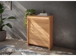 Schubkastenkommode HOME AFFAIRE "Léopoldine", braun, T:41cm, Sideboards, Schubkastenkommode, Kommode aus Kernbuche, inkl. LED-Beleuchtung