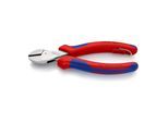 KNIPEX 73 05 160 T X-Cut® Kompakt-Seitenschneider mit Mehrkomponenten-Hüllen, mit integrierter Befestigungsöse zum Anbringen einer Absturzsicherung ve)