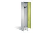 C+P Garderobenschrank Classic, H1850xB320xT500mm, Front Viridingrün, Korpus Lichtgrau (8010-10) ; C + P Möbelsysteme (8010-10|S10893)