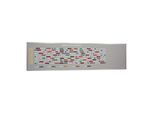 Eichner VISIPLAN-Tafel ohne Raster, 31 Schienen 200 x 58 cm (9080-00126)