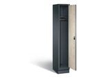 C+P Garderobenschrank Evolo, H1800xB320xT500mm, Front Dekor Sen-Esche, Korpus Anthrazitgrau (48020-10) ; C + P Möbelsysteme (48020-10|S10492)
