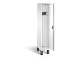 C+P Garderobenschrank Evolo, H1850xB320xT500mm, Front Dekor Weiß, Korpus Verkehrsweiß (48010-10) ; C + P Möbelsysteme (48010-10|S10161)