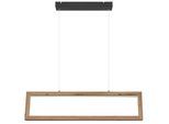GLOBO LIGHTING LED Pendelleuchte "MANDERA", braun (schwarz), Leuchten, Hängelampe/Hängeleuchte/Wohnzimmer/Esstisch/elegant, LED Pendelleuchte