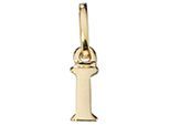 Buchstabenanhänger JOBO "Anhänger Buchstabe", gold (gelbgold 333), Schmuckanhänger, Damen, I, Gelbgold 333, 333 Gold