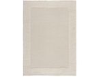 Teppich FLAIR RUGS "Rue", beige (natur), B:160cm H:10mm L:230cm, Kunstfaser, Wolle, Teppiche, Teppich, aus einem Wollmischgewebe, handgearbeitet