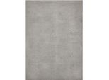 Teppich OTTO HOME "Santos", grau, B:160cm H:27mm L:230cm, Polyester, Teppiche, Teppich, Uni-Farben, sehr weicher Flor, fußwarm