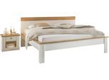 Schlafzimmer-Set OTTO HOME "Westminster", weiß, B/H: 180cm x 200cm, Schlafzimmermöbel-Sets, Bett Liegefläche 180/200cm und 2 Nachtkommoden